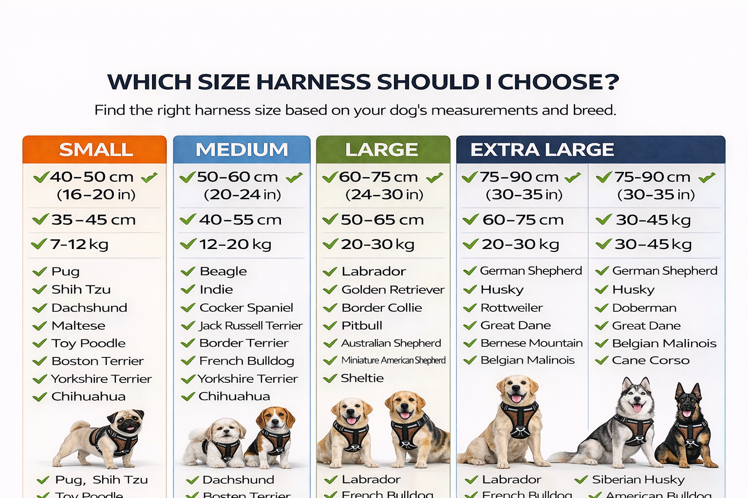 Premium Customizable Dog Harness with Personalized Name & Phone Number | Adjustable No-Pull Pet Vest Harness